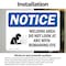 Signmission Safety Culture Sign, 5 in Width, Vinyl Decal, Rectangle OS-2PACK-NS-D-35-L-19025 - alternate 6